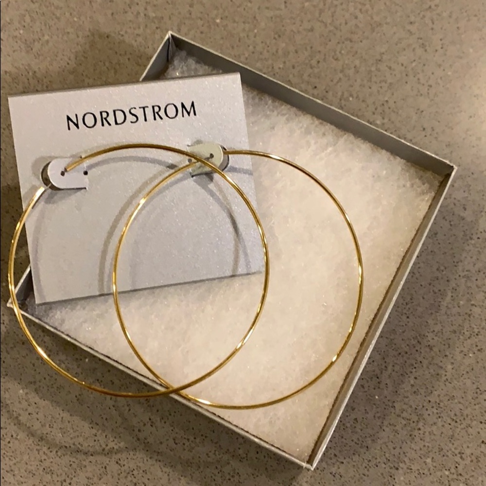 NEW Nordstrom Gold Hoops